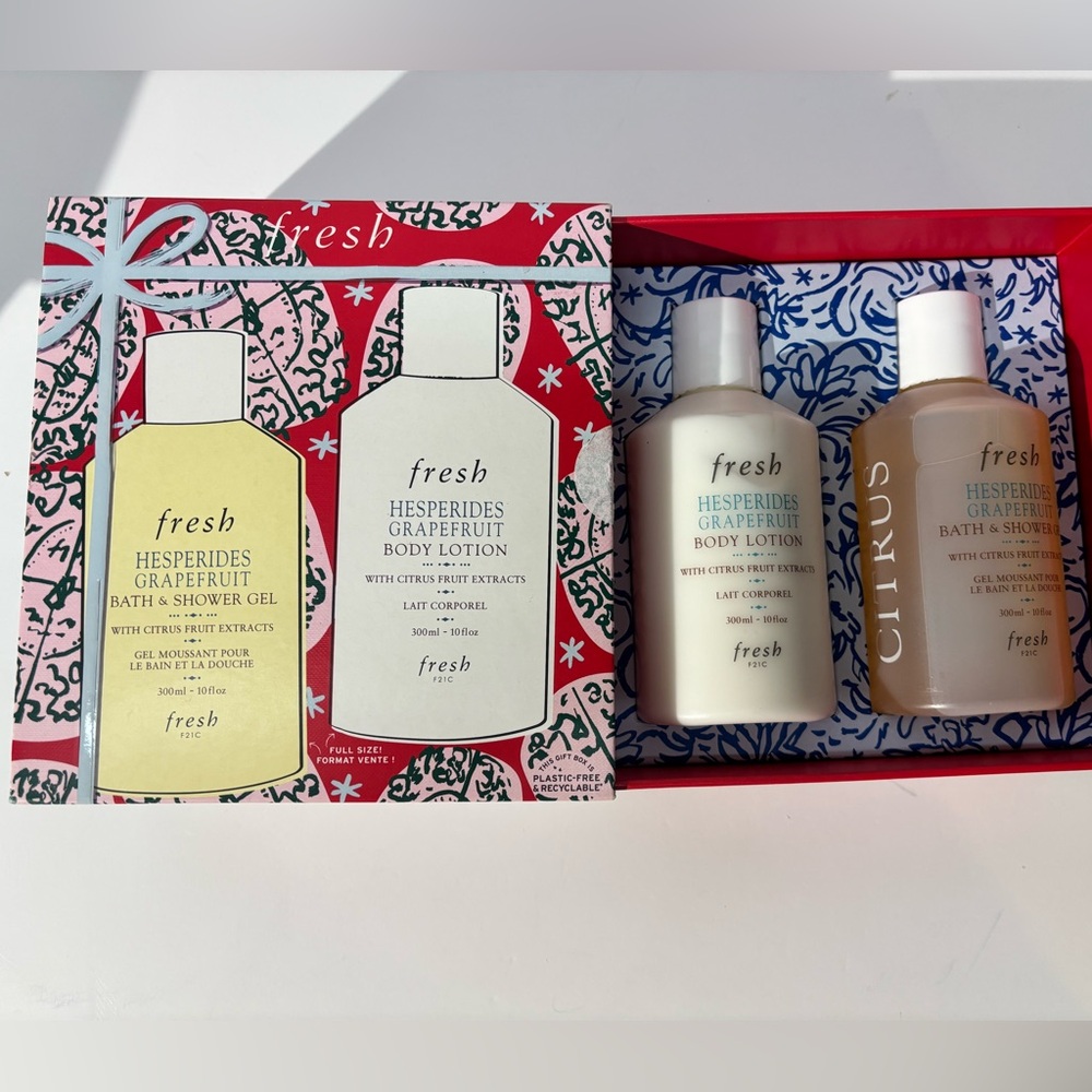 Fresh Hesperides Grapefruit Body Wash & Lotion Duo Gift Set New With Tags - Picture 2 of 3